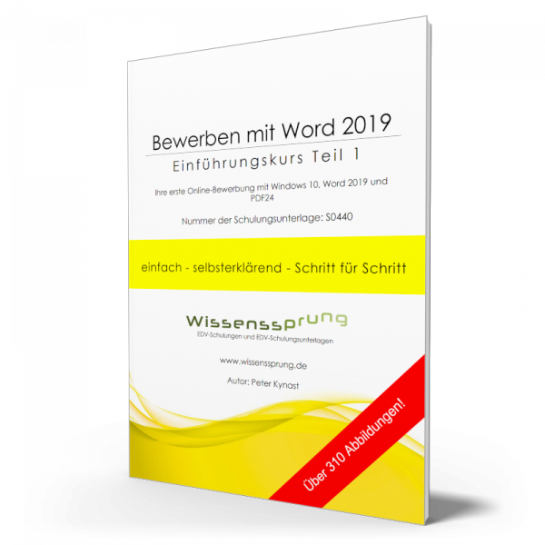 Bewerben mit Word 2019 - Einführungskurs Teil 1 - S0440-P